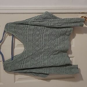 Francescas oversized cross back sweater